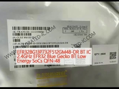 EFR32BG13P732F512GM48-DR BT IC 2,4 GHz EFR32 Blue Gecko BT Low Energy SoCs QFN-48