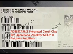 AD8657ARMZ Integrierter Schaltkreislauf Chip 18V Betriebsverstärker MSOP-8 Präzisionsverstärker