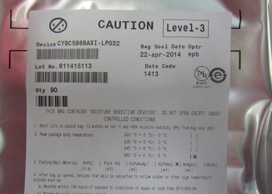 CY8C5868AXI-LP032 Mikrocontroller MCU 256kB Flash Mikrocontroller 67MHz eingebettete MCU