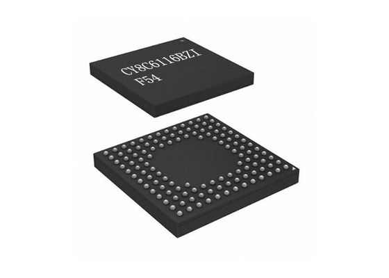 Mikroregler ICs MCU CY8C6116BZI-F54 einkerniger Oberflächenberg 50MHz ICs VFBGA124