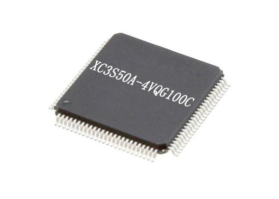 Integrierte Hochleistungs-feldprogrammierbare Gatteranordnung ICs XC3S50A-4VQG100C 100-TQFP