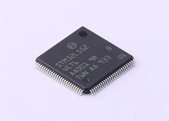 100-LQFP bettete Oberflächenberg STM32L552VET6 ARM Cortex-M33 Mikroregler IC ein