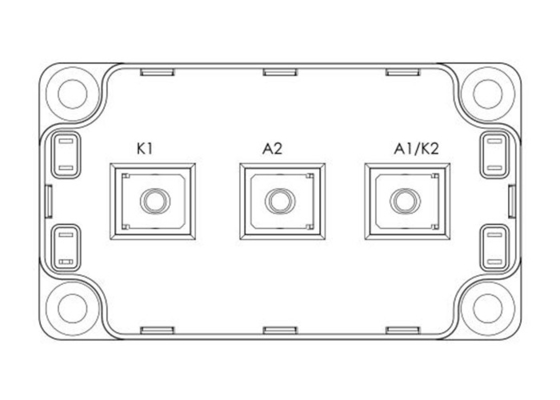 Gleichrichterdiode 1200V kleidet Automobil-IGBT Modul-MSCDC450A120AG Modul 450A
