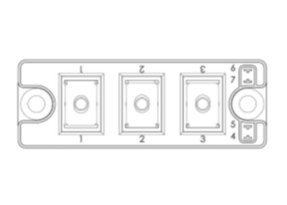 Bein-Automobil-IGBT Module der Phasen-200A sic Dioden-Energie-des Modul-MSCDC200A120D1PAG