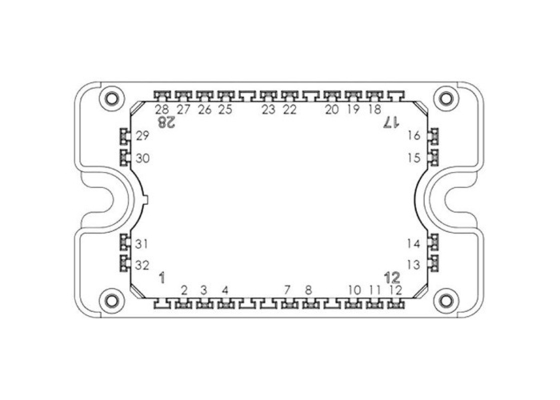 Automobil-IGBT-Module MSCSM70VM19C3AG Mosfet-Reihen-Fahrgestelle-Berg-Transistoren