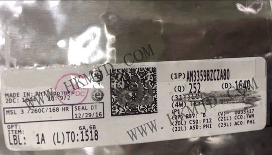 Mikrocontroller MCU AM3359BZCZA80 MPU SITARA 800MHZ 324NFBGA