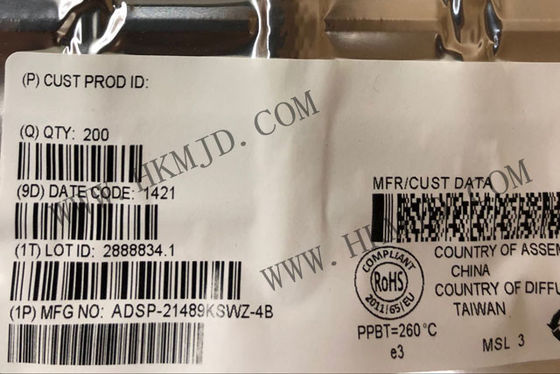 Mikrocontroller MCU ADSP-21489KSWZ-4B Hochleistungsdigitale Signalprozessoren der vierten Generation