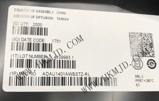 Mikrocontroller MCU ADAU1401AWBSTZ voll ausgestatteter SigmaDSP-Audioprozessor 48-LQFP