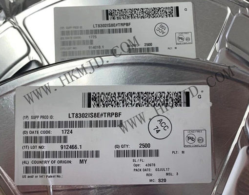 Integrierter Schaltkreislauf-Chip LT8302IS8E 65V 8A Synchroner Step-Down-Wandler 8-SOIC