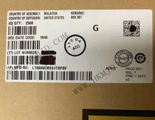 Integrierte Schaltkreischip LT8609EMSE 42V 3A Peak Sync Buck Schaltspannungsregler