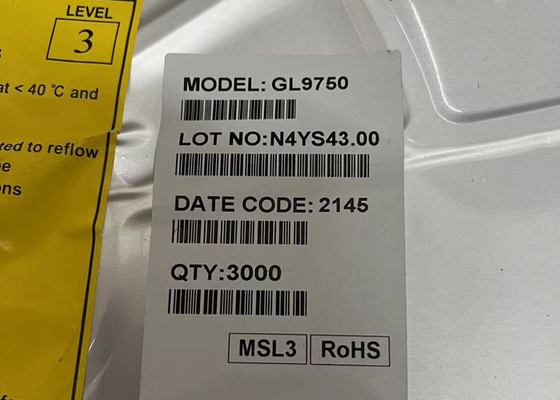 Integrierter Schaltkreislauf-Chip GL9750 3.3V bis 1.2V Kartenleser-Controller QFN-32