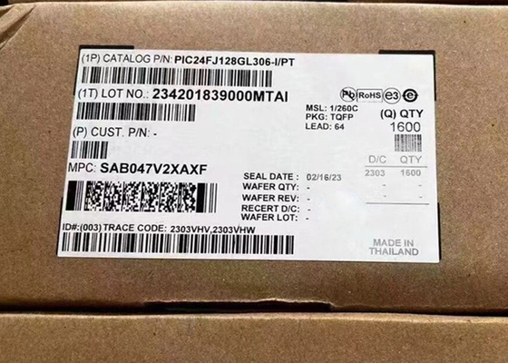 Mikrocontroller MCU PIC24FJ128GL306-I/PT 16-Bit-Extreme Low-Power Mikrocontroller mit einer