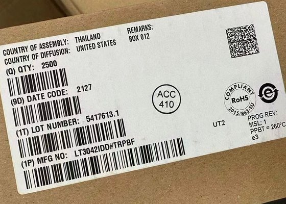 Integrierter Schaltkreislauf-Chip LT3042IDD Ultra-Low Noise PSRR RF Linear Regulator 10-DFN