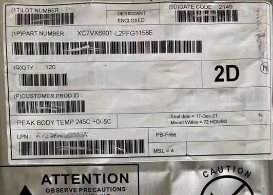 Feldprogrammierbare Tor-Array XC7VX690T-L2FFG1158E 640MHz FPGA Programmierbare Logik-IC