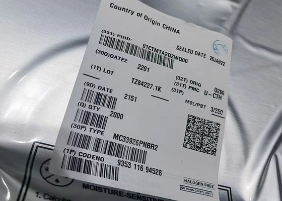 Integrierter Schaltkreis-Chip MC33926PNBR2 5A H-Brücke geputzte Gleichstrommotor-Treiber 32-PQFN