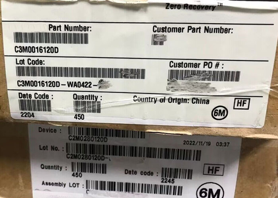 Integrierter Schaltkreislauf-Chip C3M0016120D 1200V 115A SiC Power MOSFET Transistor zu-247-3