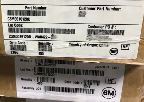 Integrierte Schaltung Chip C2M0280120D 1200V Siliziumkarbid MOSFET Transistoren TO-247-3