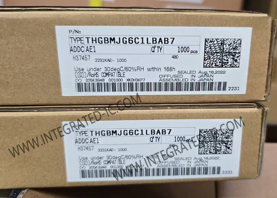 THGBMJG6C1LBAB7 Speicher-IC-Chip 3.3V 64G-Bit Automobil-NAND-Flash-Serien-e-MMC-Speicher
