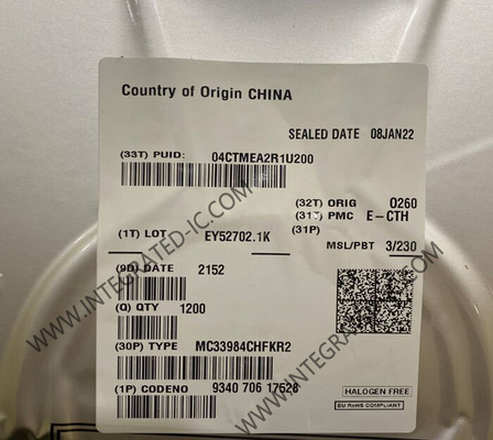 MC33984CHFKR2 Integrierte Schaltkreis-Chip-Lasttreiber IC-Stromversorgungsschalter