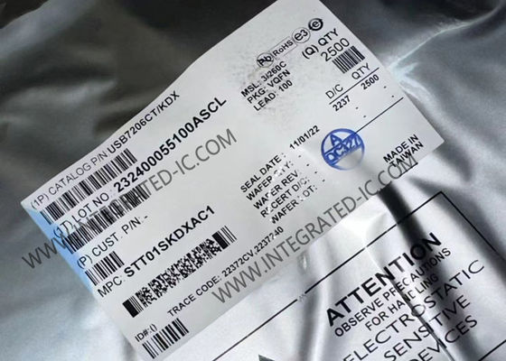 Integrierte Schaltkreis-Chip USB7206CT/KDX USB 3.1 Gen 2 Hub Controller VQFN-100