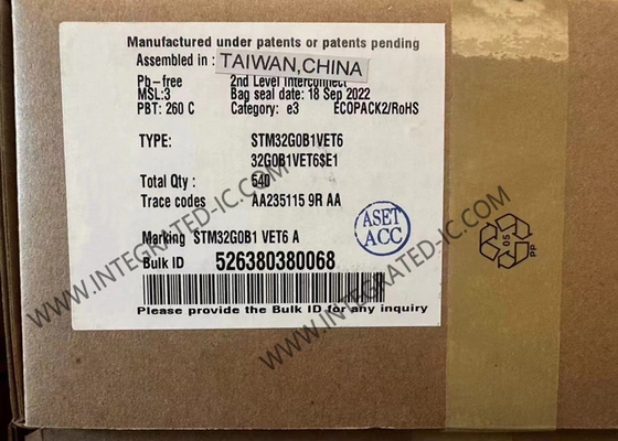 Mainstream-Mikroregler 64MHz ARM Mikroregler ICs STM32G0B1VET6 32-LQFP