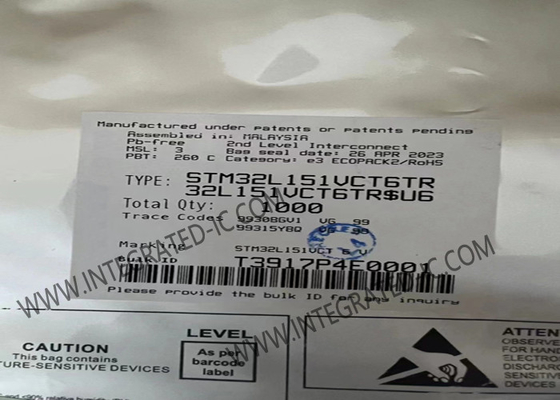 STM32L151VCT6 Mikrocontroller MCU 32MHz 32-Bit Single-Core Mikrocontroller IC LQFP-100