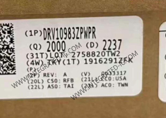 DRV10983ZPWPR Integrierter Schaltkreislauf-Chip 24V 3A 3-Phasen BLDC-Motor-Treiber