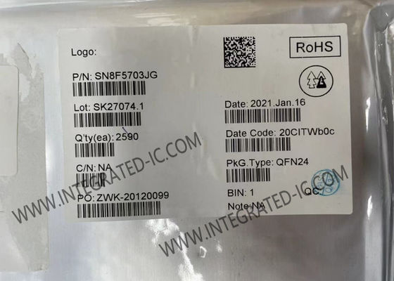 SN8F5703JG Mikrocontroller MCU 8MHz 8051-basierte Mikrocontroller IC QFN-24