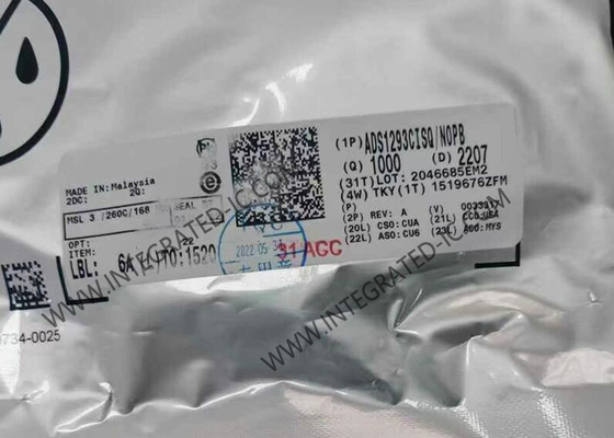 ADS1293CISQ Integrierter Schaltkreislauf-Chip Low-Power 3-Kanal 24-Bit-Analog-Front-End für Biopotential-Messungen