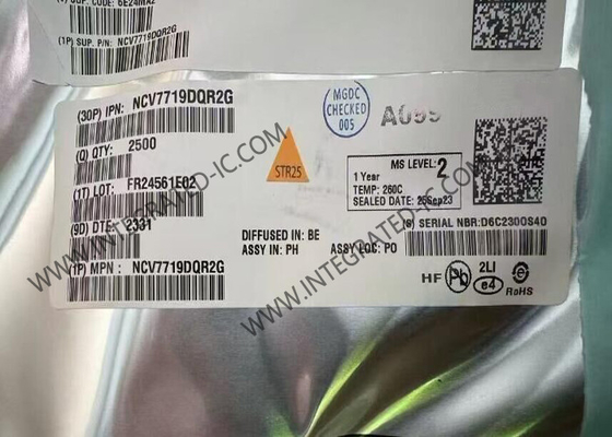 NCV7719DQR2G Integrierter Schaltkreislauf Chip 550mA Motordreiber SSOP24 Oktal Halbbrücke-Treiber