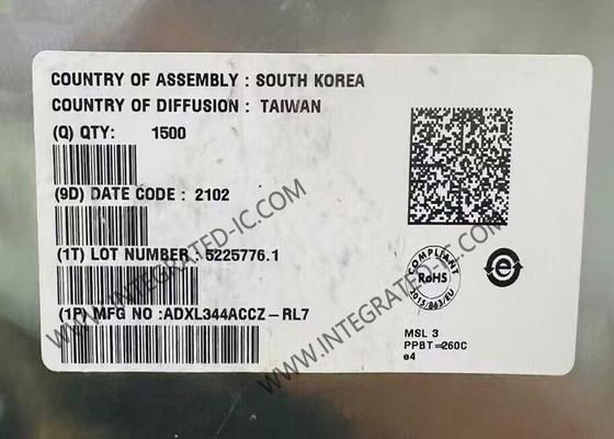 ADXL344ACCZ Sensor IC 3-Achsen Digitale Ausgangsbeschleuniger LGA-16 Bewegungssensoren