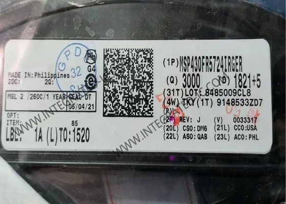 MSP430FR5724IRGER Mikrocontroller MCU 8MHz Ultra-Niedrigleistungs-Mischsignalmikrocontroller