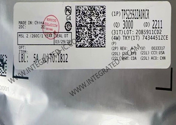 TPS2592ZADRCR Integrierter Schaltkreislauf Chip eFuse IC VSON10 Elektronischer Sicherungsregler