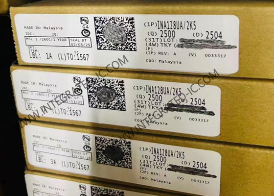 INA128UA Integrierter Schaltkreislauf Chip Präzision Niedrigleistungsinstrumentation Verstärker