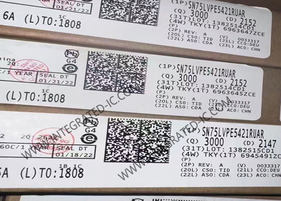 SN75LVPE5412RUAR Integrierter Schaltkreis Chip PCIe 5.0 32 Gbit/s 4-Kanal Linearer Redriver