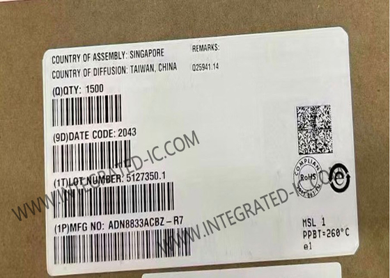 Ein integrierter Schaltkreis-Chip ADN8833ACBZ 1A Thermoelektrischer Kühlantrieb WFBGA25