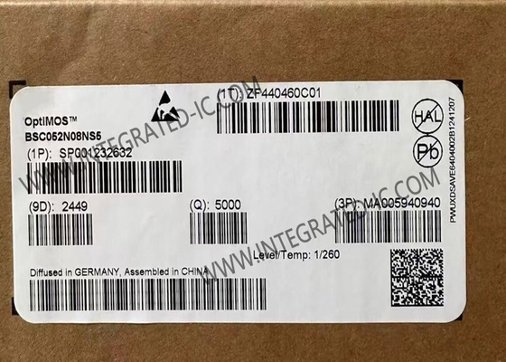 BSC052N08NS5 Integrierter Schaltkreis Chip 80V OptiMOS™ 5 Power MOSFET Transistoren für Telekommunikationsanwendungen