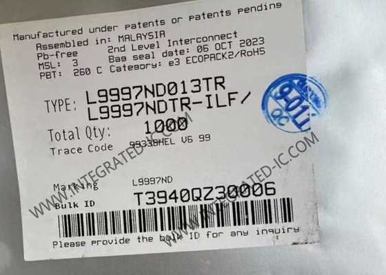 L9997ND013TR Integrierter Schaltkreis Chip Dualer Halbbrücken SOIC20 Treiber Motortreiber