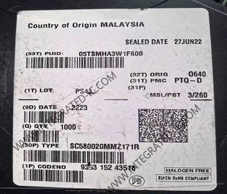 SC580020MMZ171R Mikrocontroller MCU Hochleistungs-Embedded-Prozessor BGA-Paket