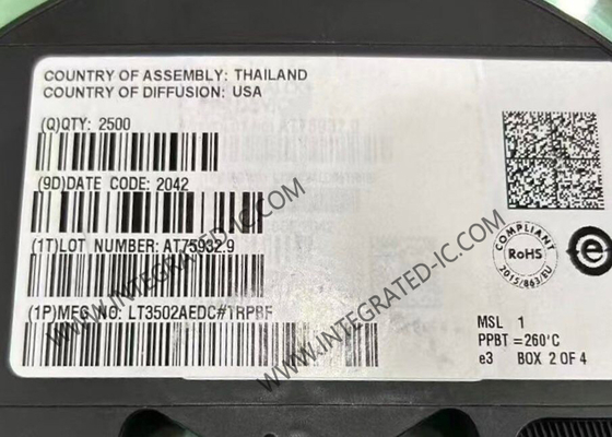 LT3502AEDC Integrierter Schaltkreislauf Chip 2.2MHz 500mA Steh-Down-Regler DFN-8 Paket