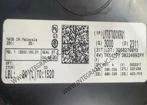 Sensor IC LMT87QDCKRQ1 Analogtemperatursensoren der Klasse AB