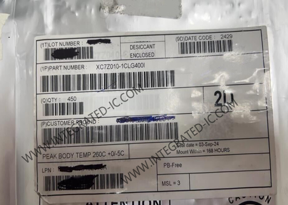 Allgemeiner Zweck XC7Z010-1CLG400I 28K Logische Zellen Feld Programmierbares Tor Array