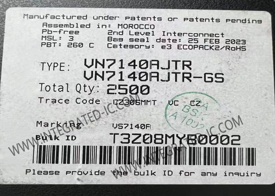 VN7140AJTR Integrierter Schaltkreislauf Chip High-Side-Treiber mit MultiSense-Analog-Feedback für Automotive-Anwendungen