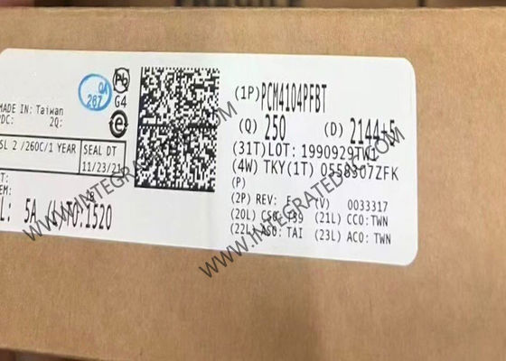 PCM4104PFBT Integrierter Schaltkreis Chip 118dB Audio DAC 24Bit Digital-Analog-Wandler