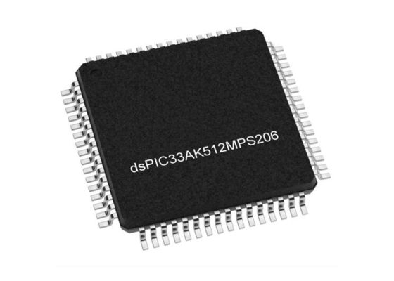 DSPIC33AK512MPS206-I/PT Mikrocontroller MCU 200MHz 32Bit Single Core DSC TQFP64