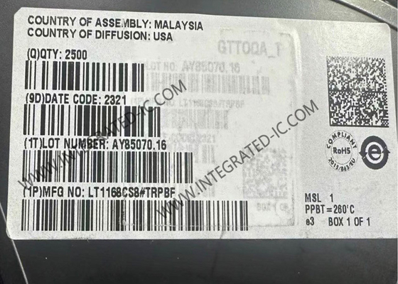 LT1168CS8 Integrierter Schaltkreis Chip 400kHz Instrumentenverstärker SOIC8 Verstärker IC