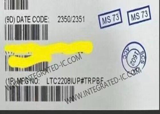 LTC2208IUP Integrierter Schaltkreis Chip 14Bit ADC 130Msps Analog-Digital-Wandler QFN64