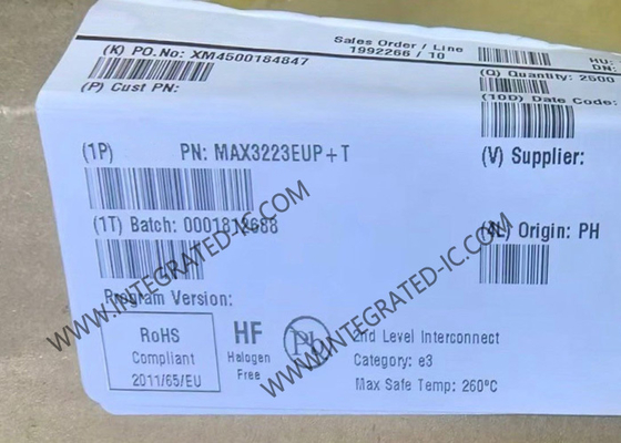 MAX3223EUP Integrierter Schaltkreislauf 250kbps RS-232 Transceiver mit automatischem Herunterfahren
