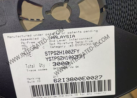 Chips STPS2H100ZFY-Automobilhochspannungsenergie-Schottky-Gleichrichter-SOD-123F IC