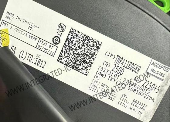 TMP411BDGKR Sensor-IC, Fern- und Lokal-Temperatursensor mit N-Faktor- und Serienwiderstandskorrektur